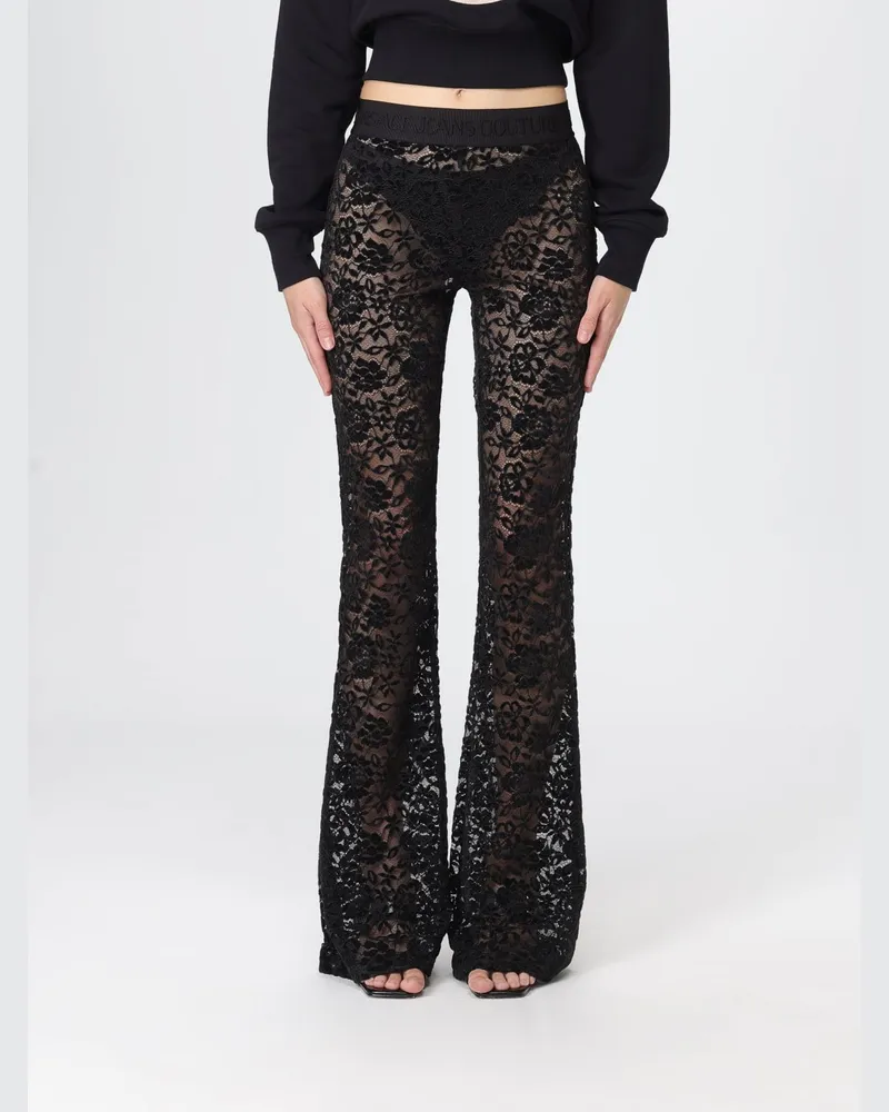 Versace Jeans Hose damen Schwarz