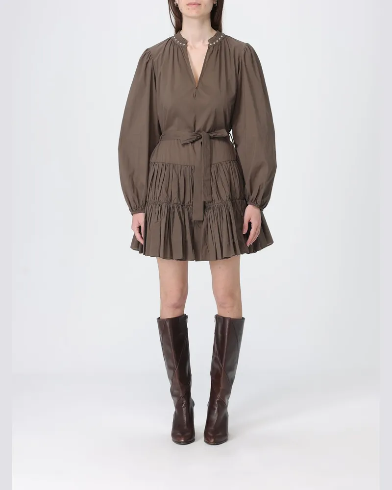 Liu Jo Mini-Kleid aus Baumwolle Grün
