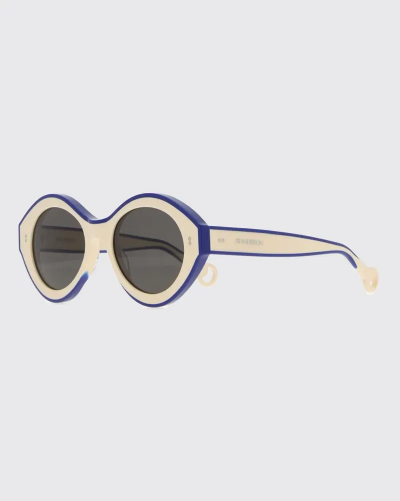 J.W.Anderson Zweifarbige Cat-Eye-Sonnenbrille Bumper aus Acetat Blau