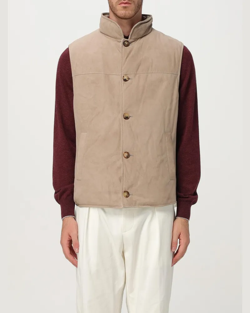 Brunello Cucinelli Weste herren Beige