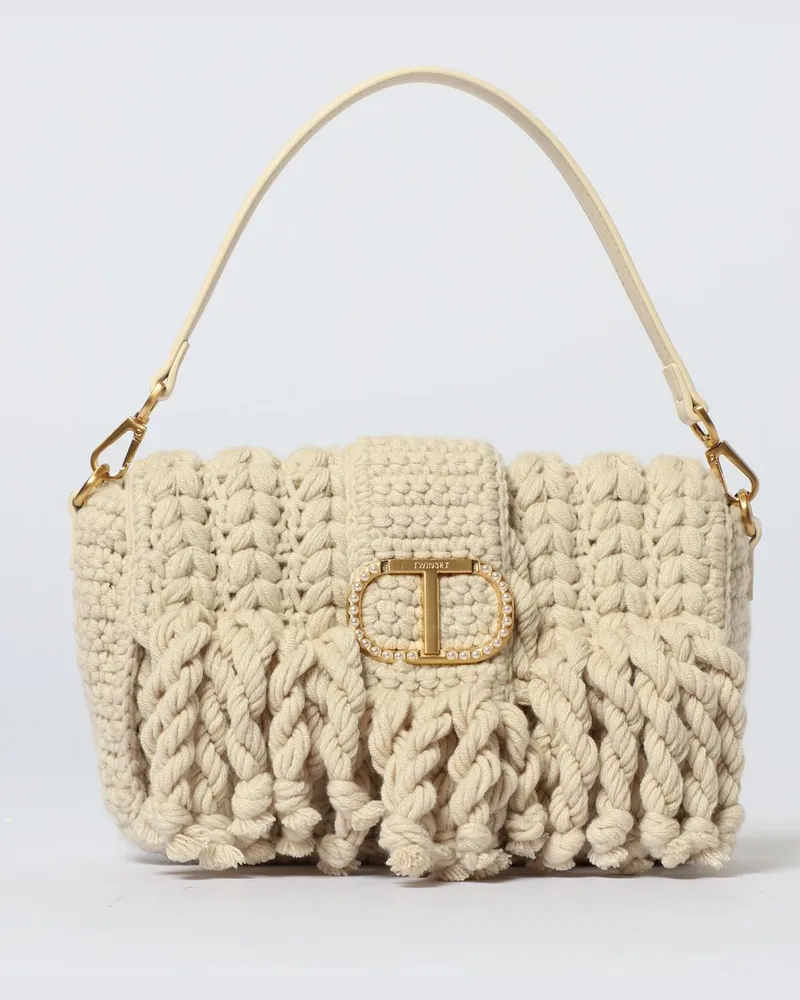 Twin-Set Schultertasche damen Natural