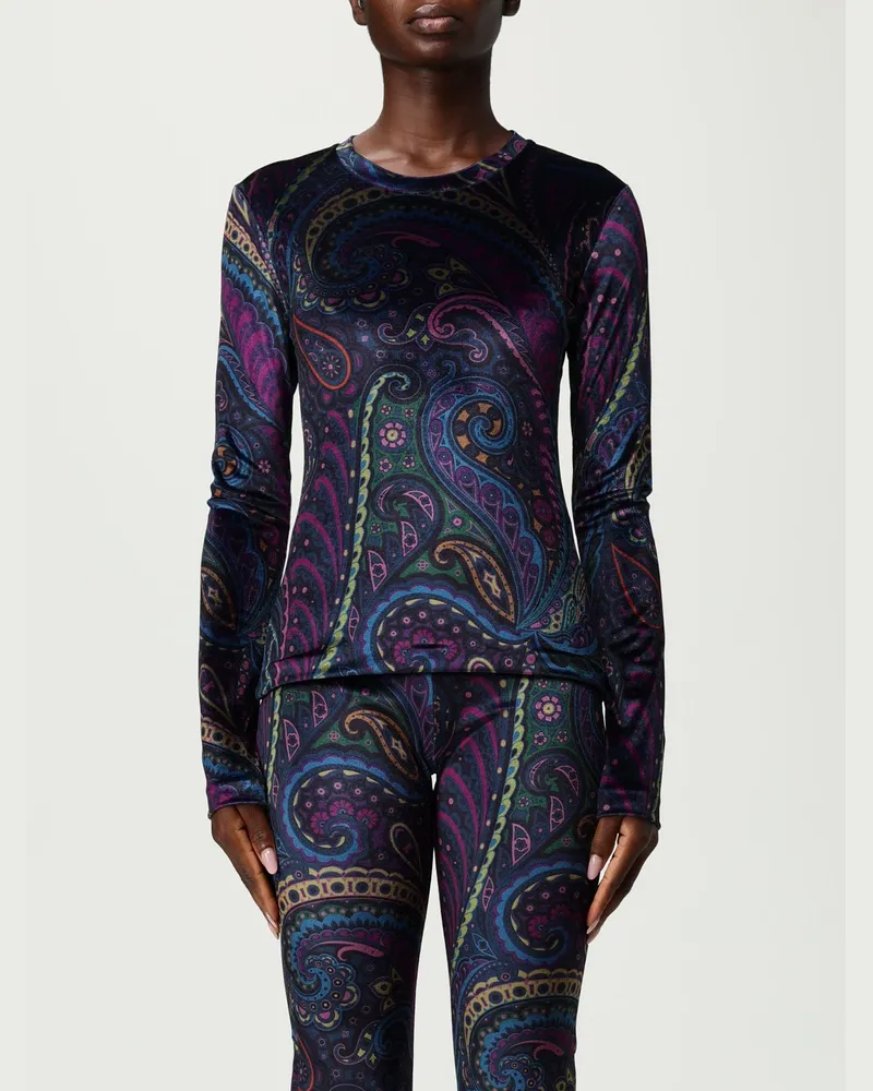 Etro T-shirt damen Blau
