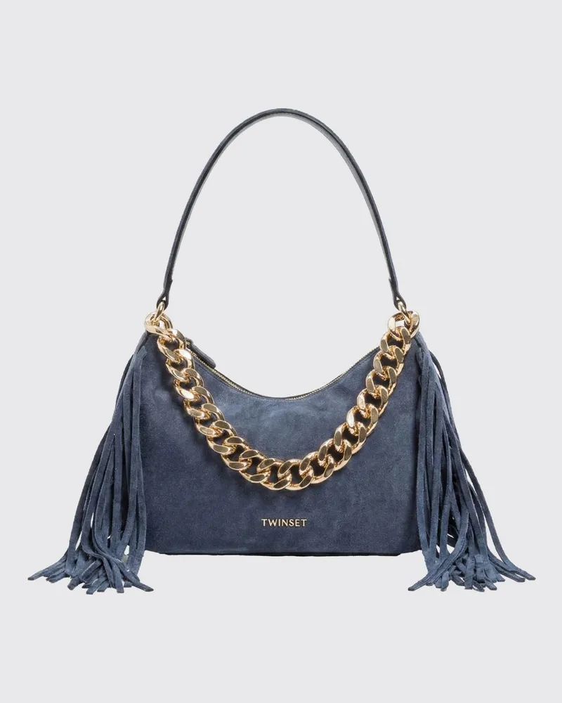 Twin-Set Schultertasche damen Navy