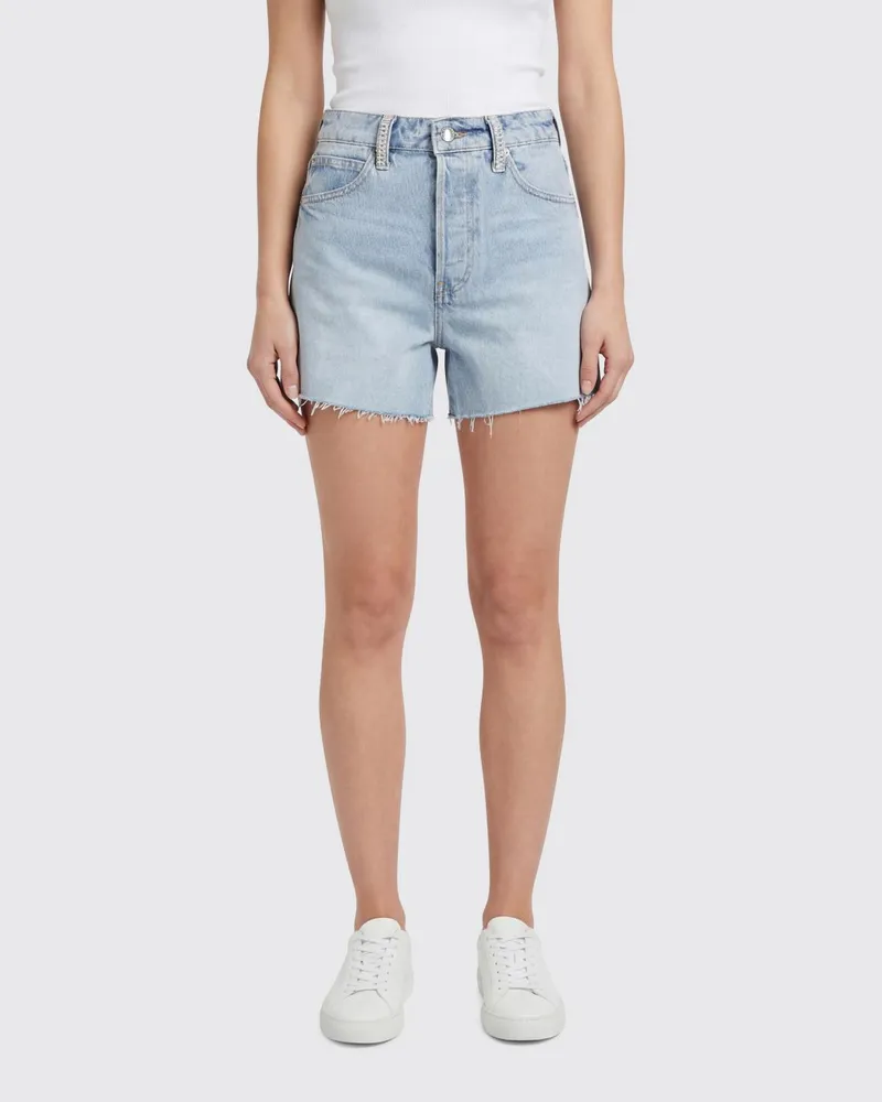 Alexander Wang Baumwolldenimshorts Stone