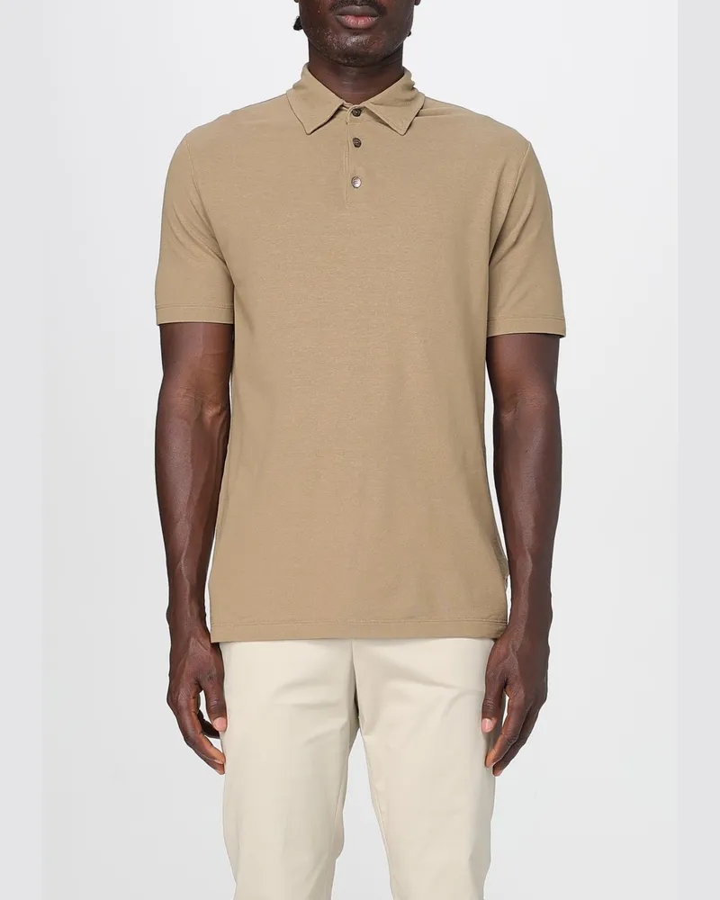 Zanone Polo herren Mustard