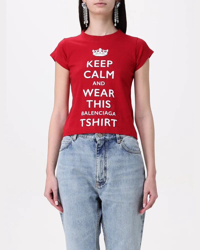 Balenciaga T-shirt damen Rot