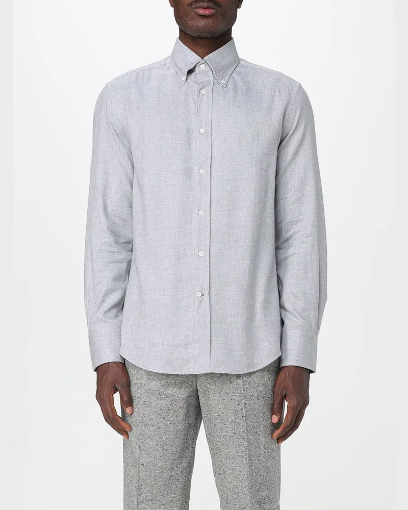 Brunello Cucinelli Hemd herren Grau