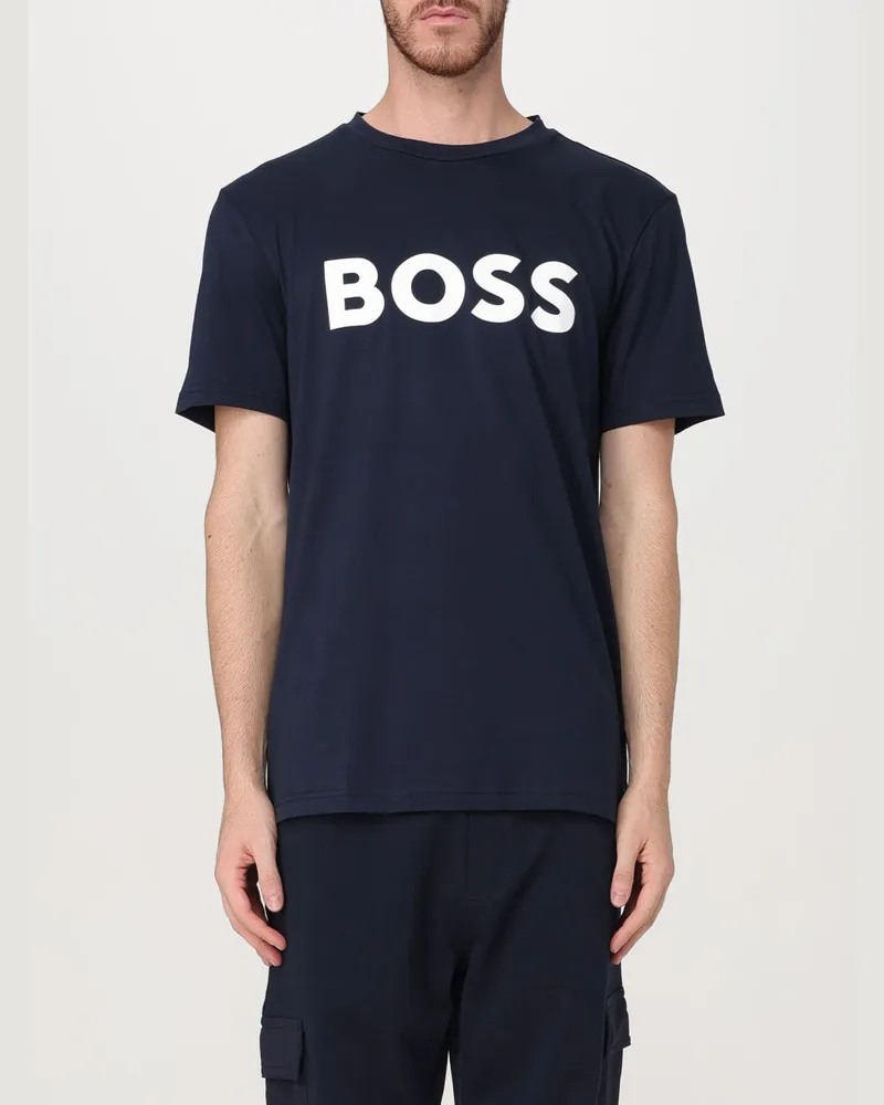 HUGO BOSS T-shirt herren Blau