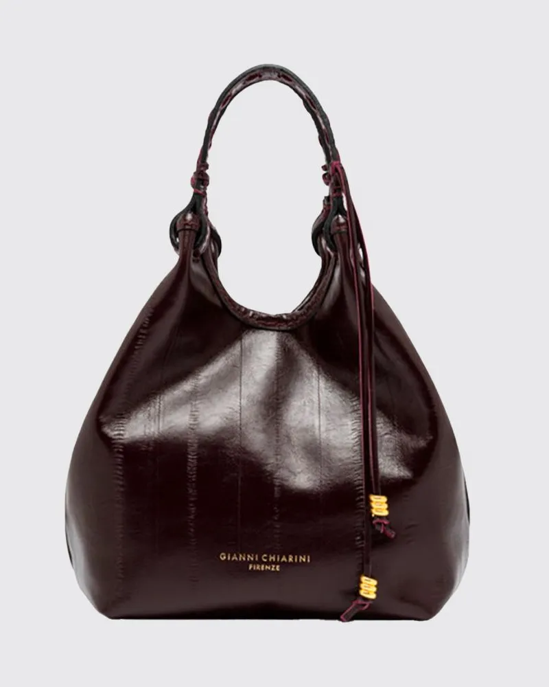 Gianni Chiarini Dua Leder-Mini-Handtasche mit abnehmbarem Schultergurt Red