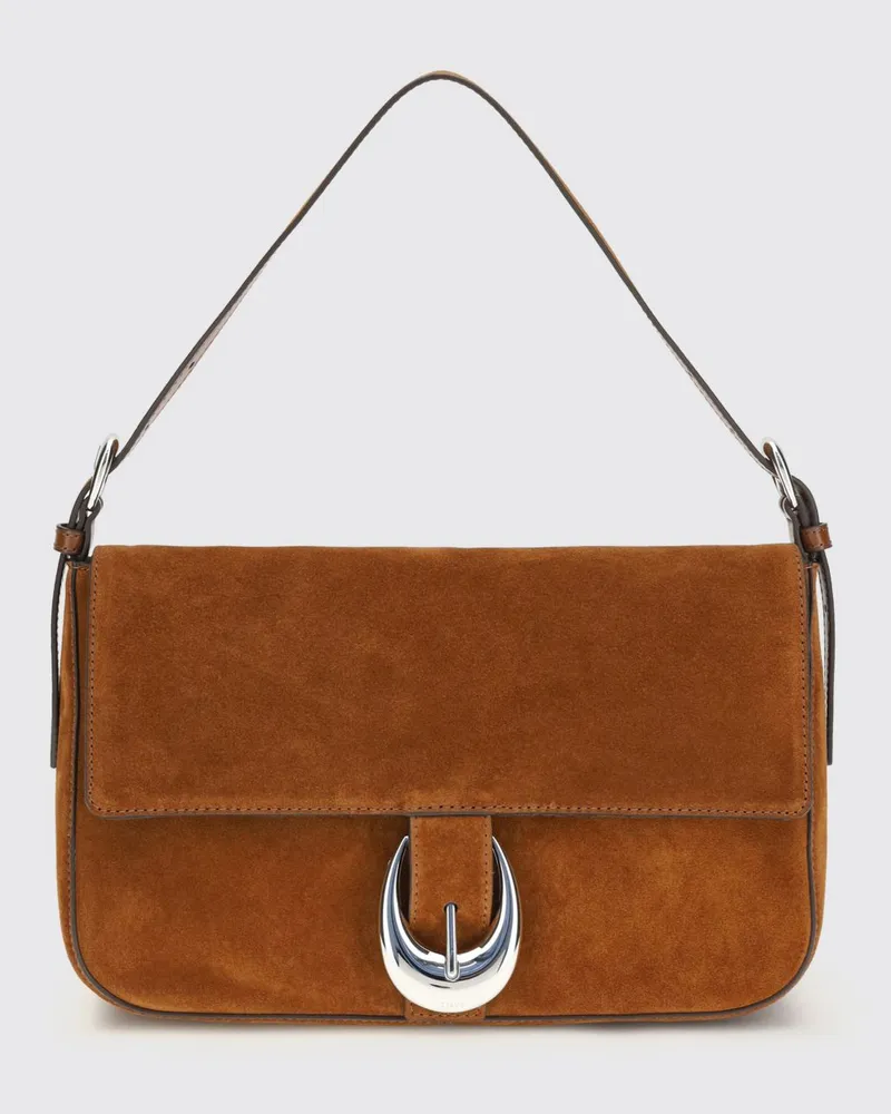 STAUD Schultertasche damen Tabak