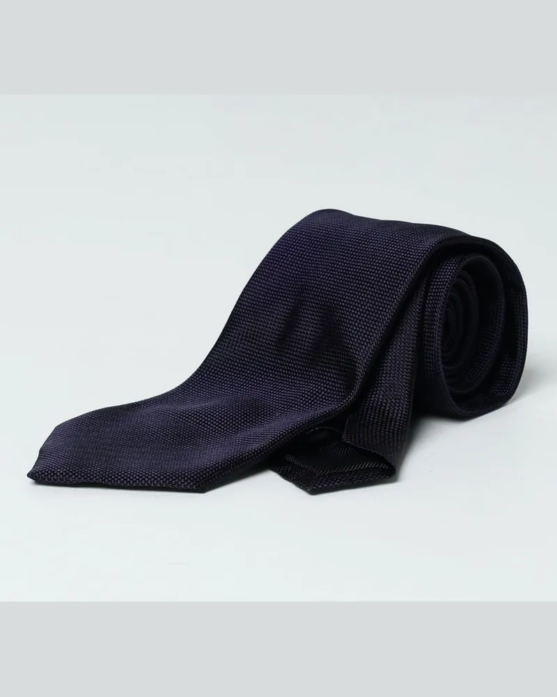 Ermenegildo Zegna Krawatte herren Blau