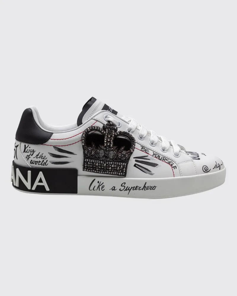 Dolce & Gabbana DOLCE  GABBANA Sneakers herren Dolce & Gabbana Weiß