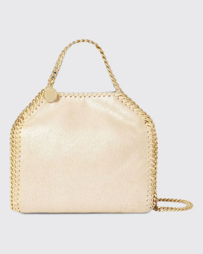 Stella McCartney Kleine Handtasche Falabella aus Eco Alter Mat mit Kette Silber