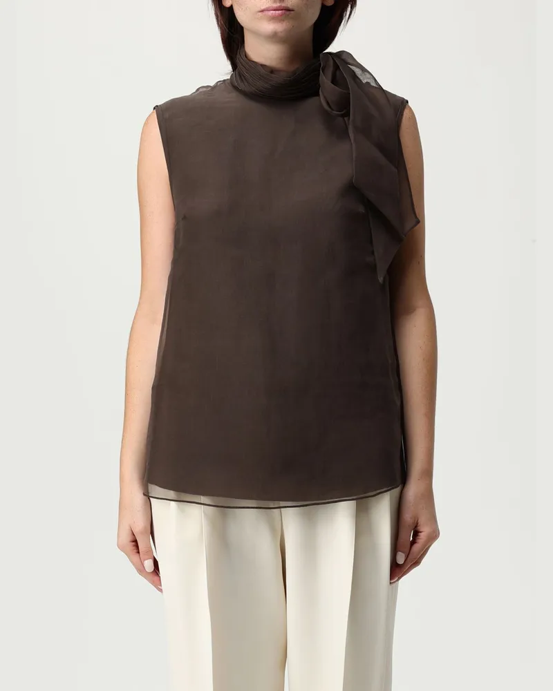 Brunello Cucinelli Hemdbluse damen Kakao