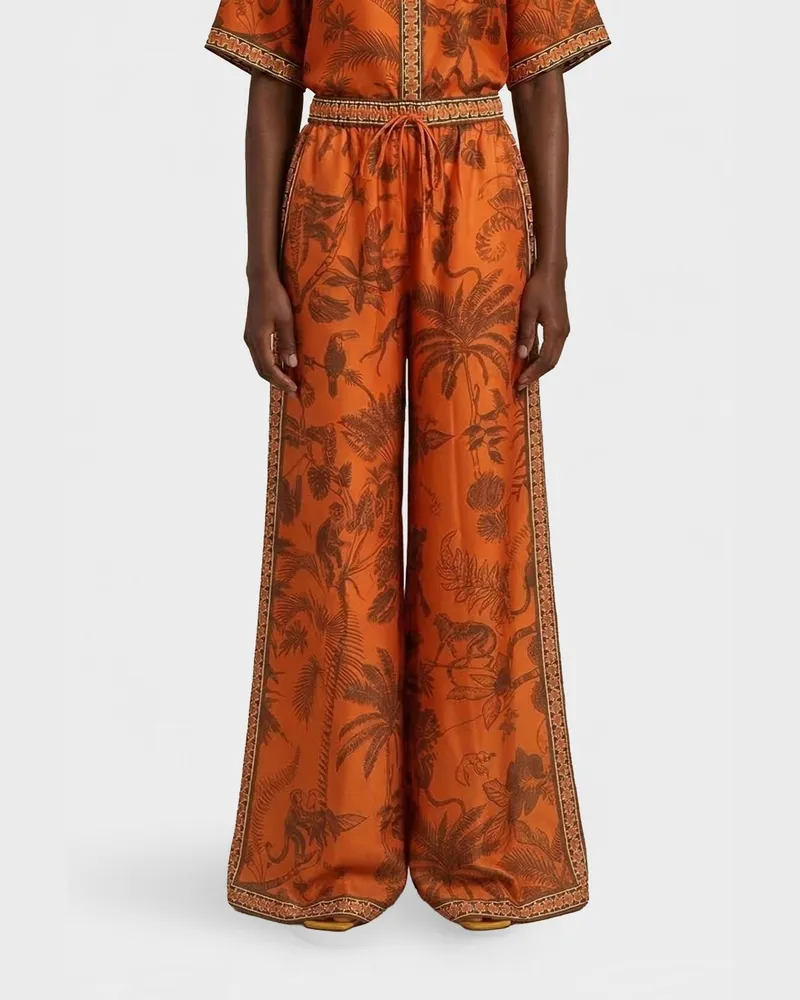 ALEMAIS Hose damen Brick