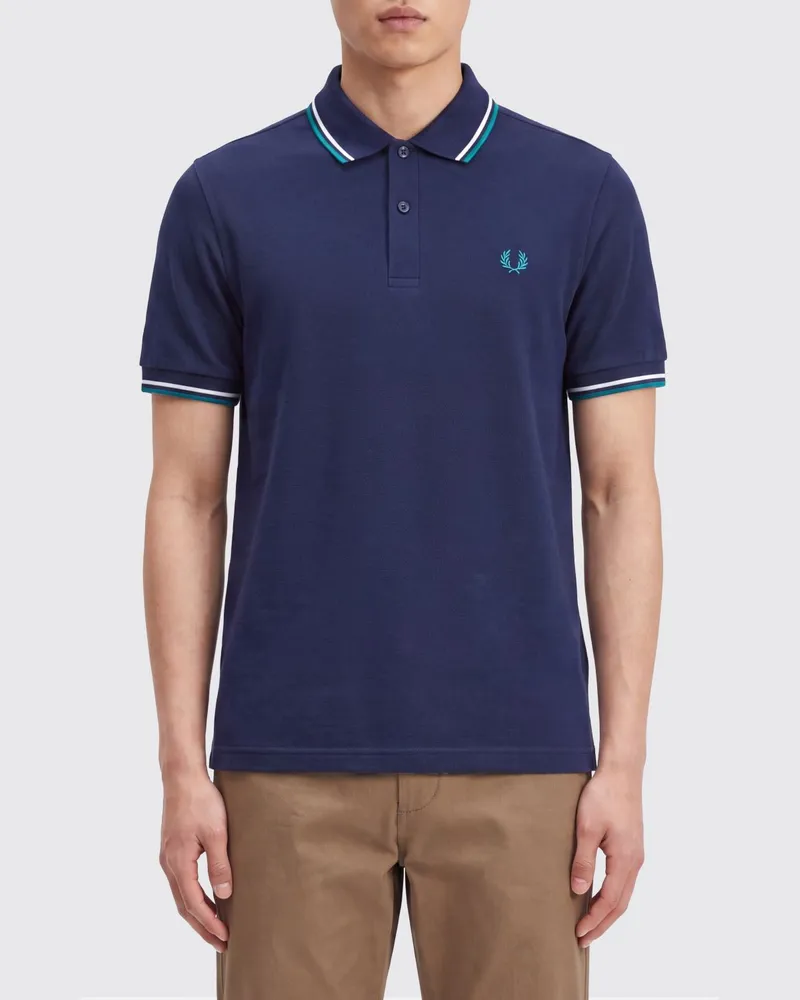 Fred Perry Baumwoll-Polohemd mit Logo Tinte