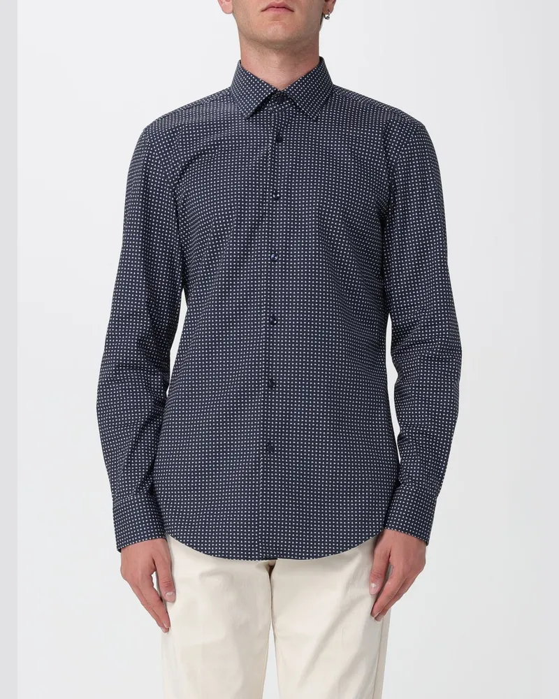 HUGO BOSS Hemd herren Blau