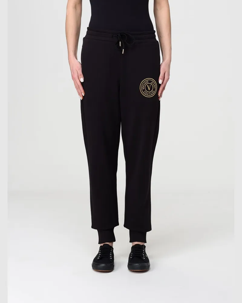 Versace Jeans Hose damen Schwarz