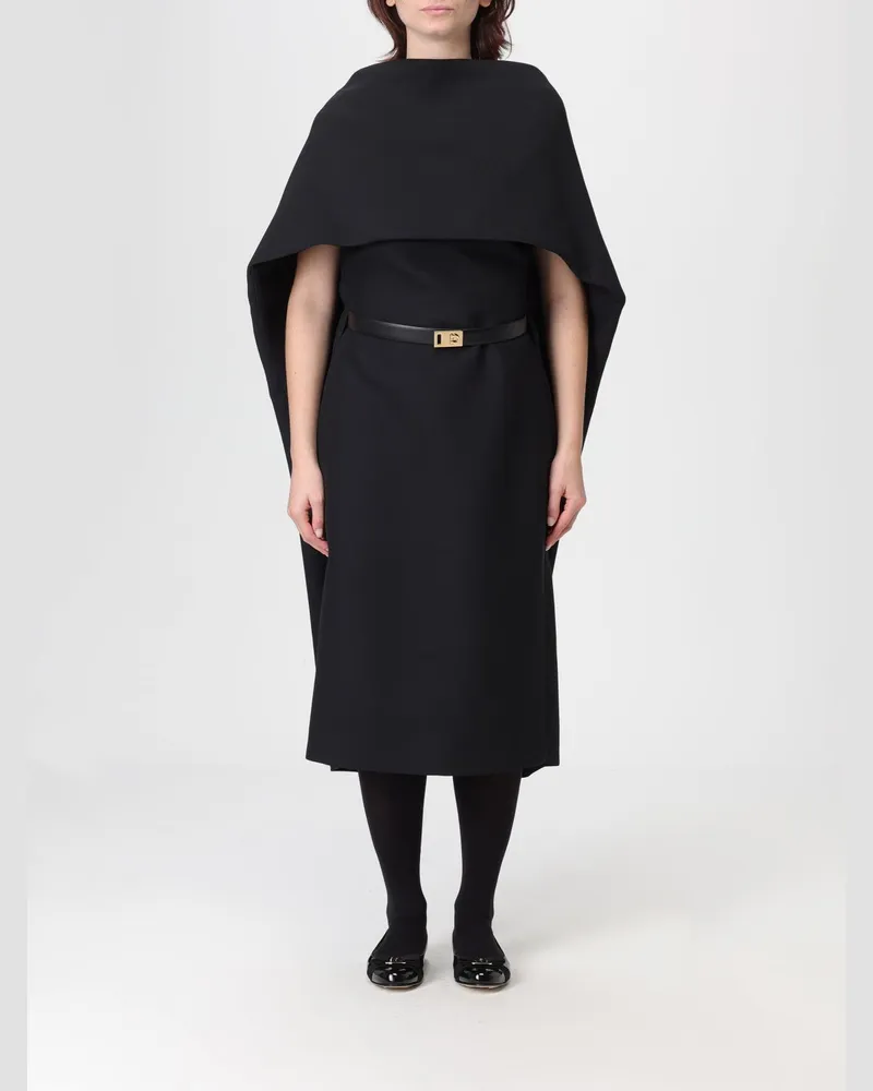 Ferragamo Kleider damen Schwarz
