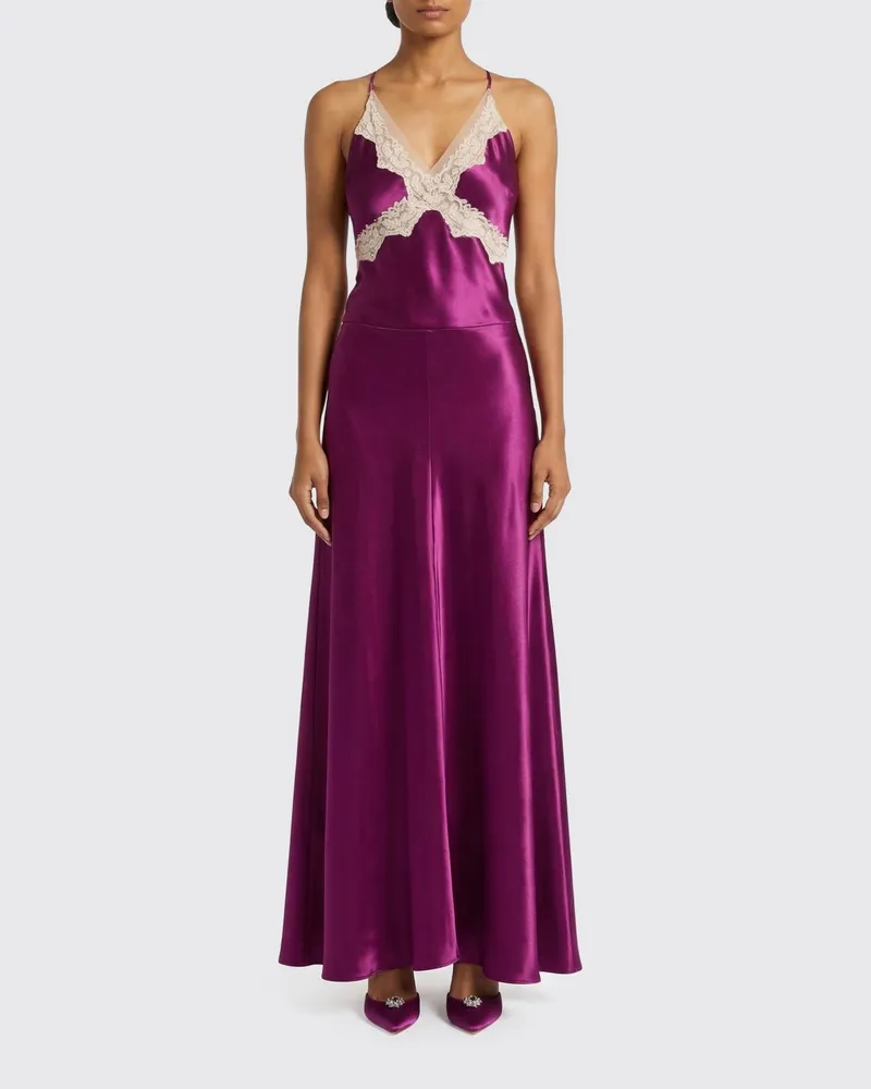 Alberta Ferretti Kleid damen Violett