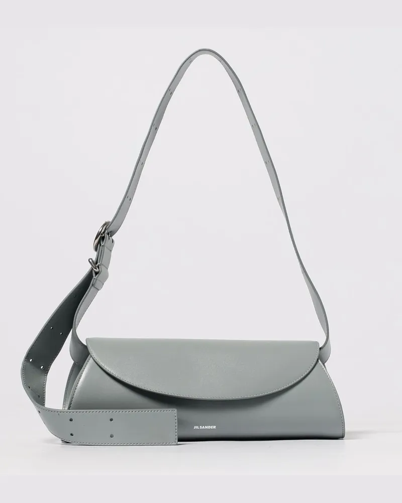 Jil Sander Schultertasche damen Stahl