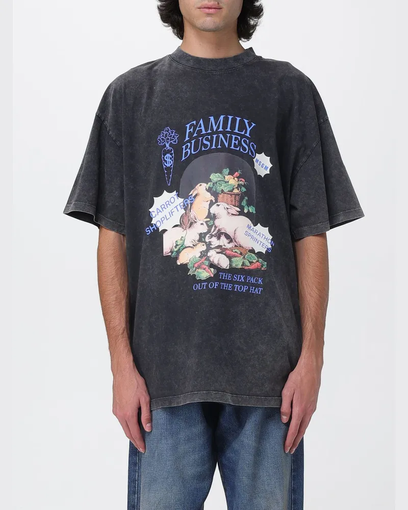 MSGM T-shirt herren Schwarz