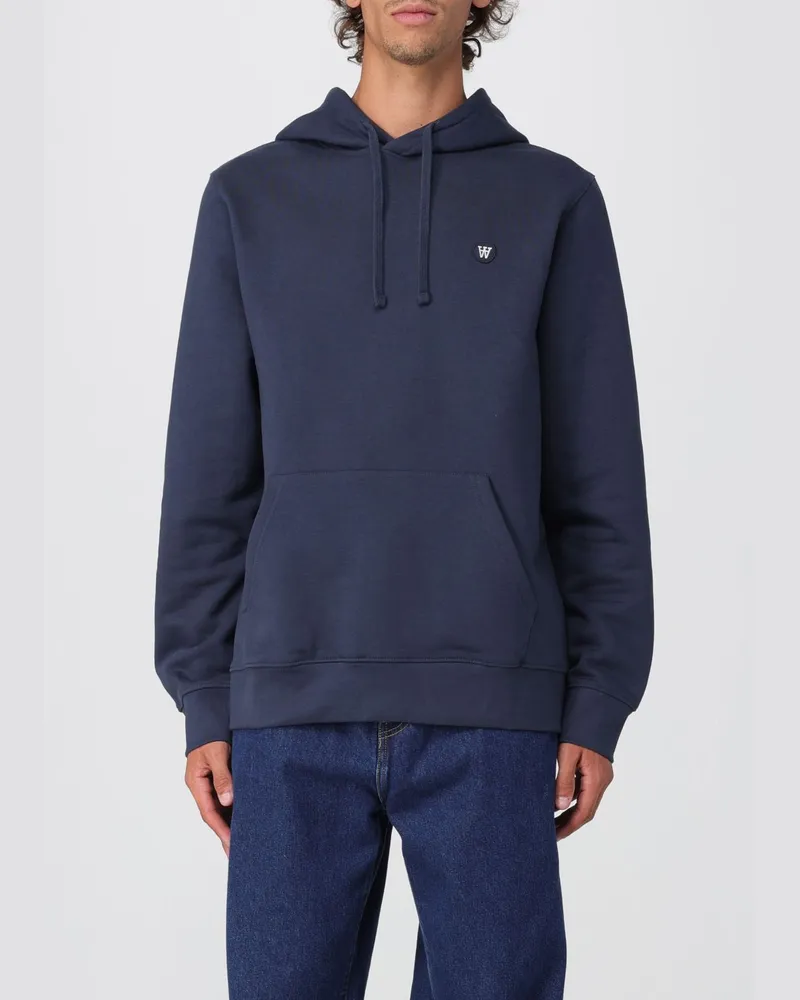 Wood Wood Pullover herren Blau