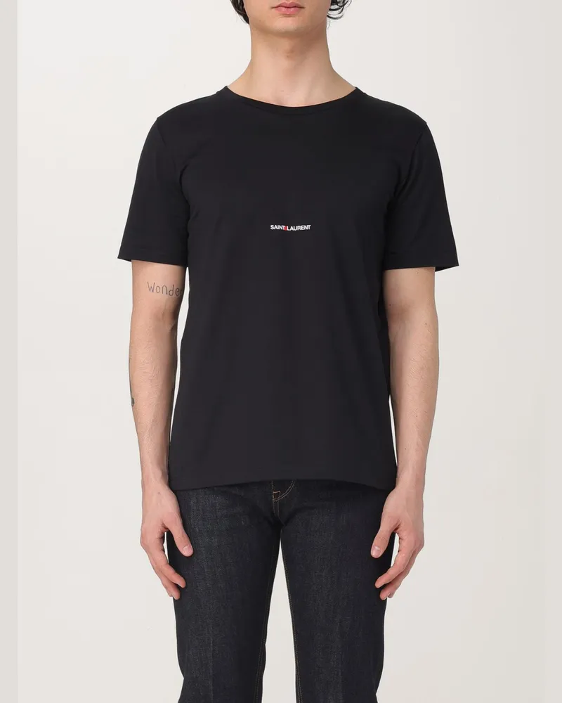 Saint Laurent T-shirt herren Schwarz