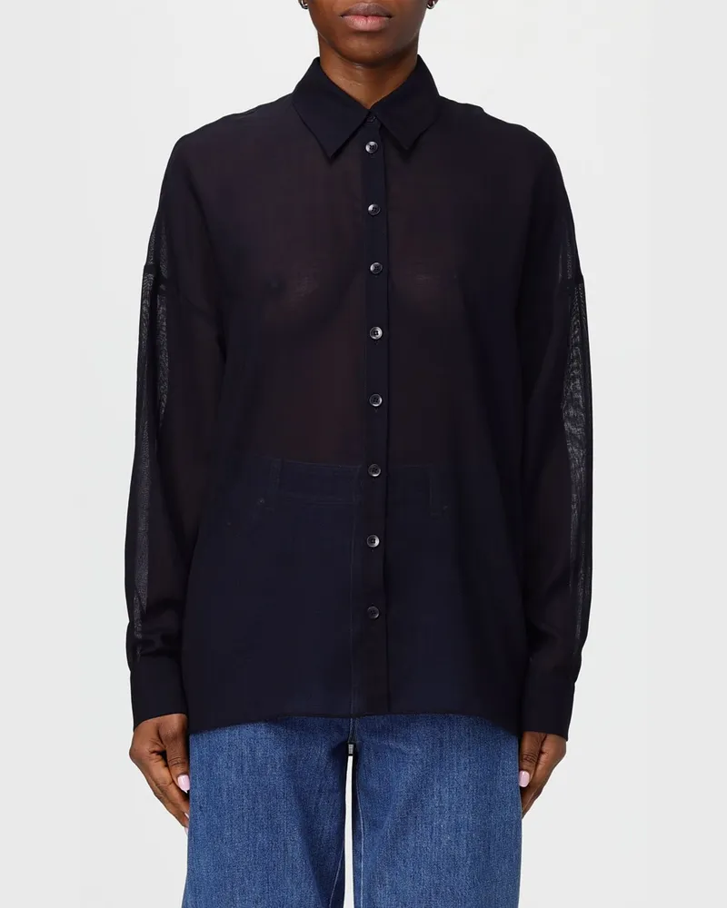 tibi Hemdbluse damen Navy