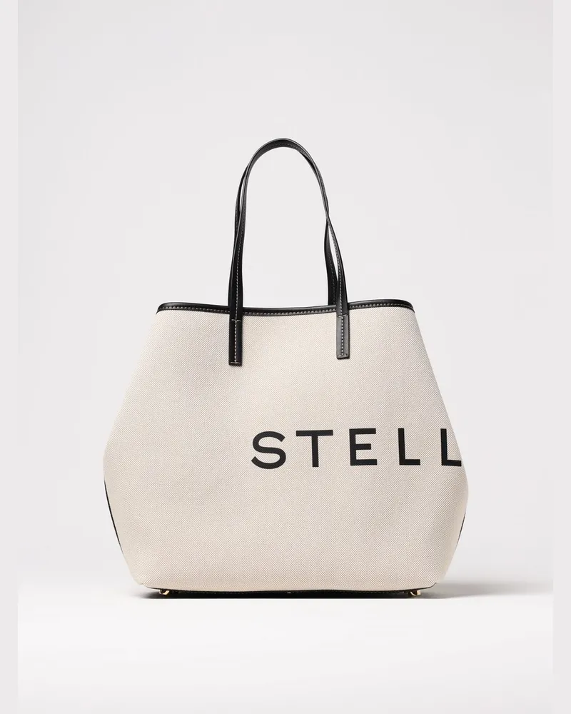 Stella McCartney Schultertasche damen Ecru
