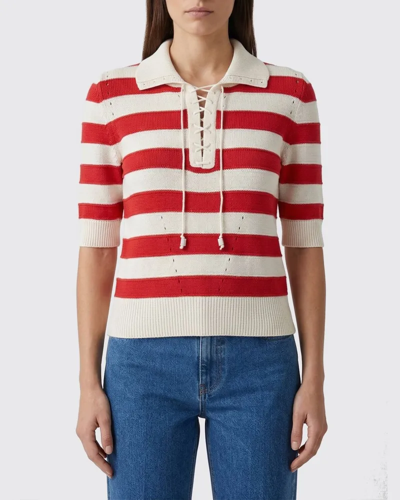 Ermanno Scervino Polo damen Rot