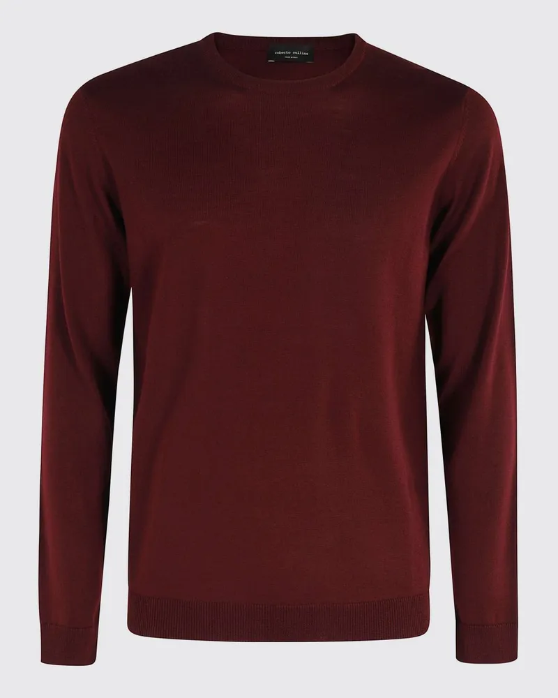 Roberto Collina Strickjacke herren Burgunderrot