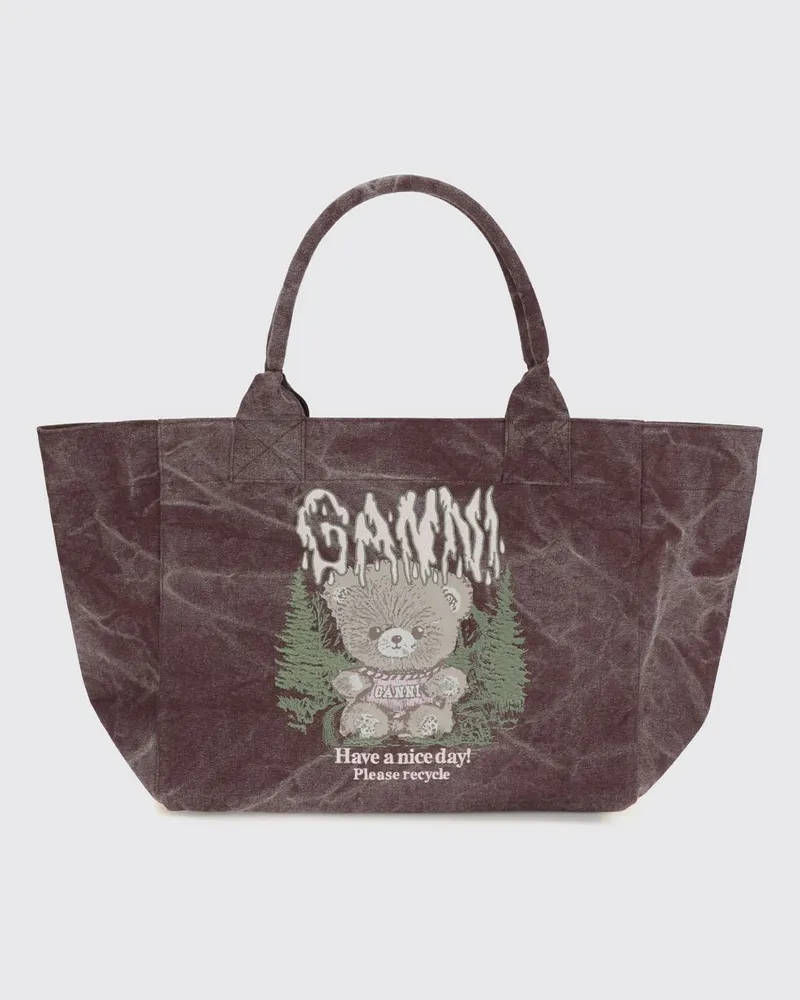 Ganni Schultertasche damen Royal