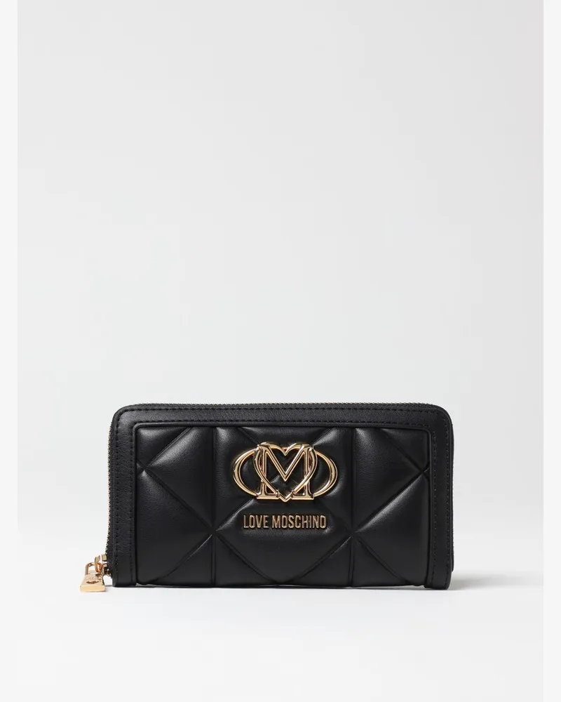 Moschino Geldbeutel damen Schwarz