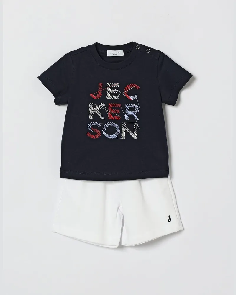 Jeckerson Baumwoll-Set mit Logo Blau