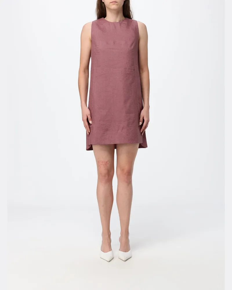 Semicouture Kleid damen Burgunderrot