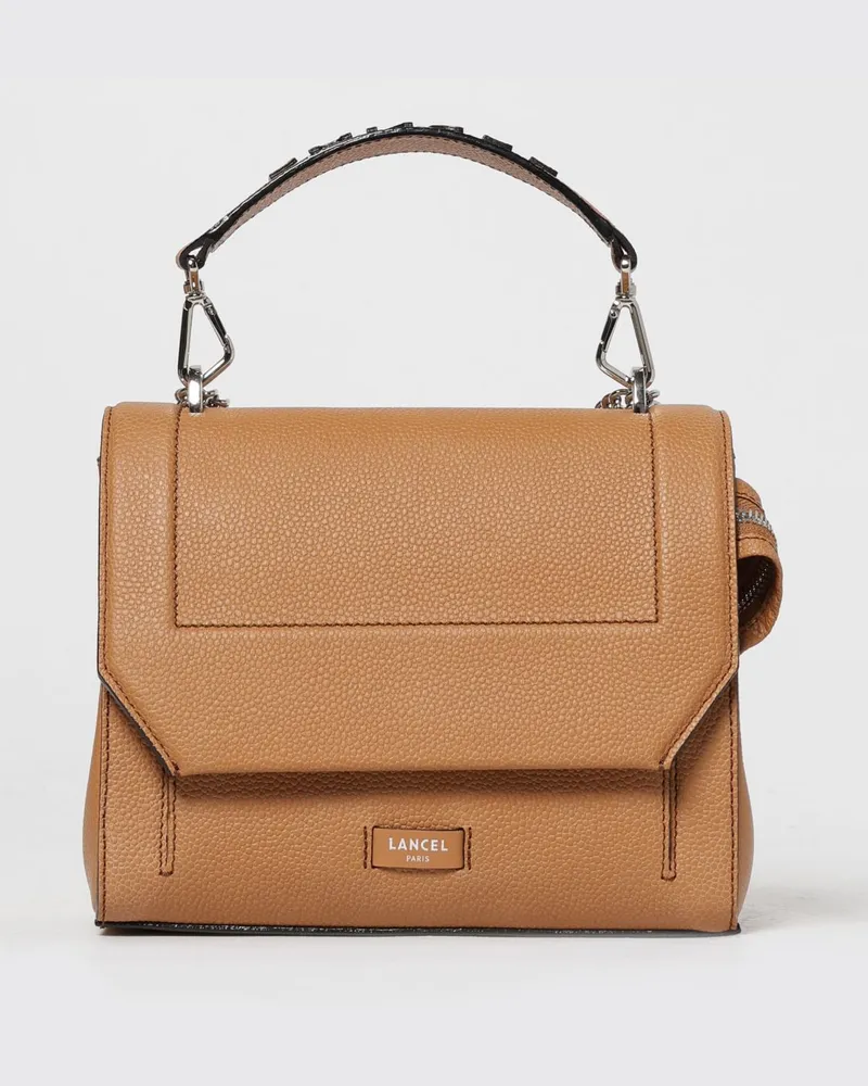 Lancel Schultertasche damen Camel