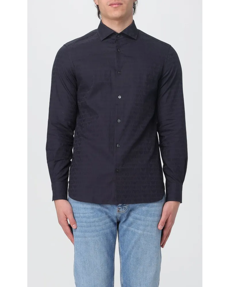 Emporio Armani Hemd herren Blau