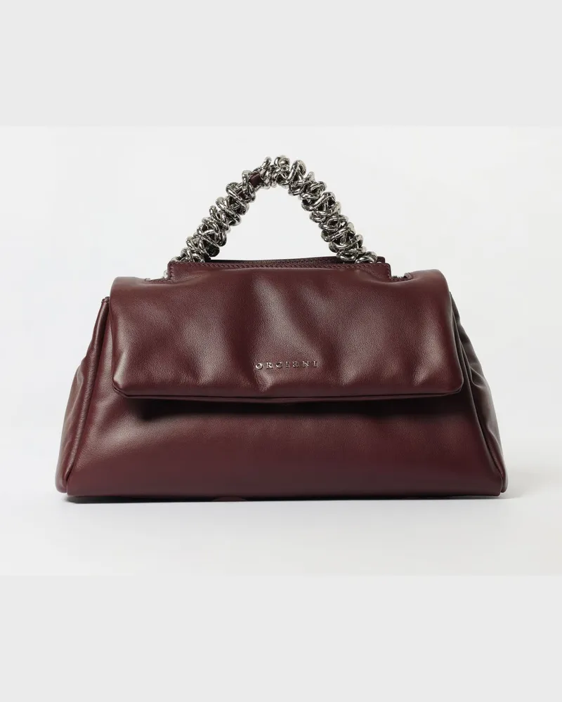 Orciani Schultertasche damen Burgunderrot