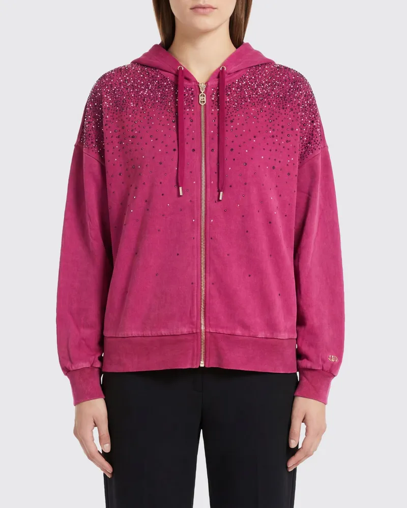 Liu Jo Sweatshirt damen Fuchsia