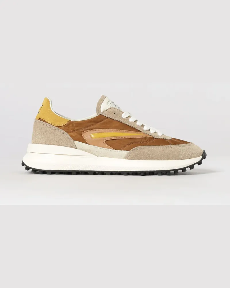 D.A.T.E. Athleta Sneakers aus Wildleder und Nylon Leder