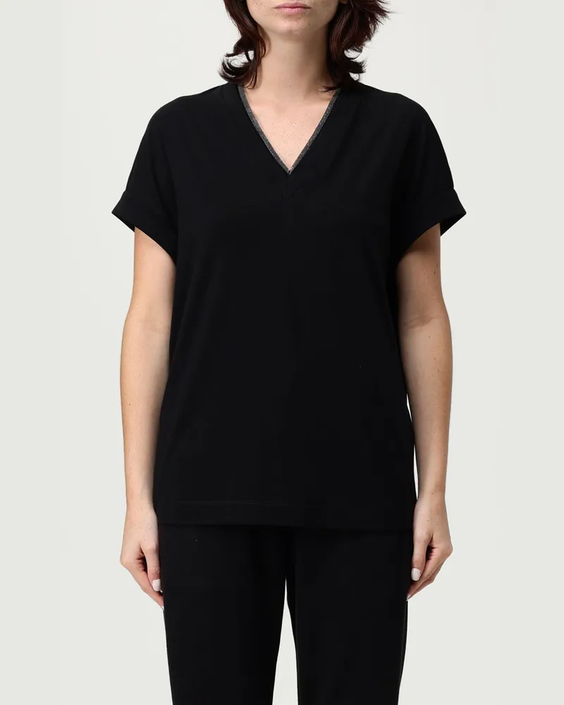 Brunello Cucinelli T-shirt damen Schwarz