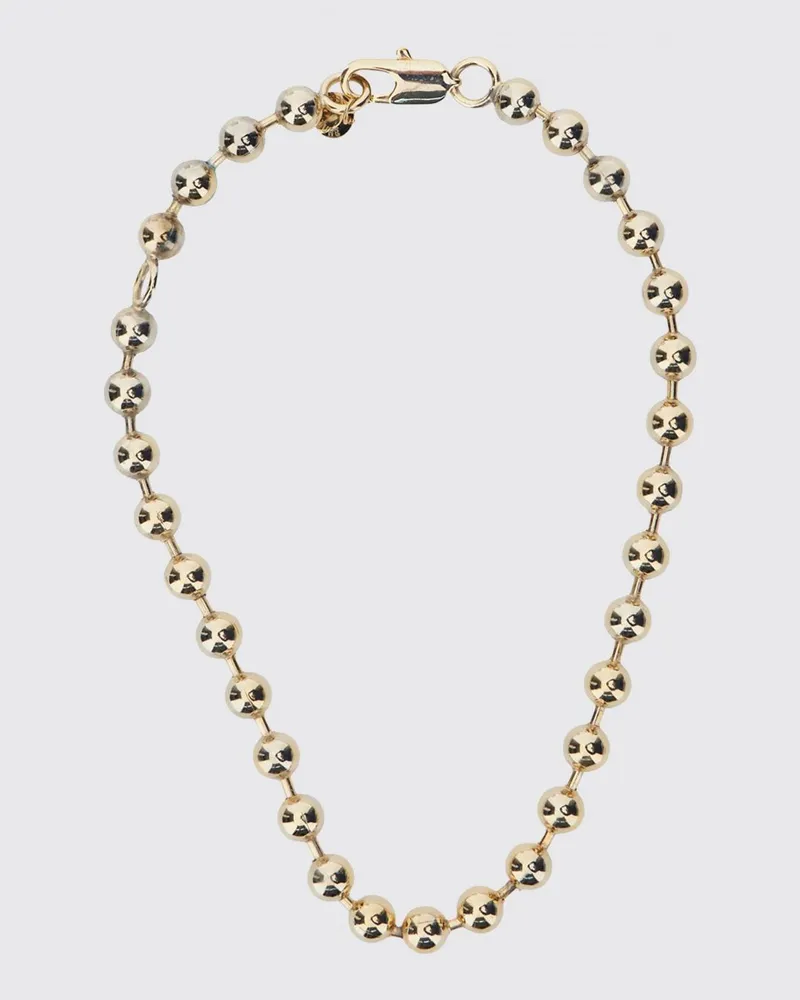 Semicouture Choker-Halskette von aus Messing mit Karabinerverschluss Stahl