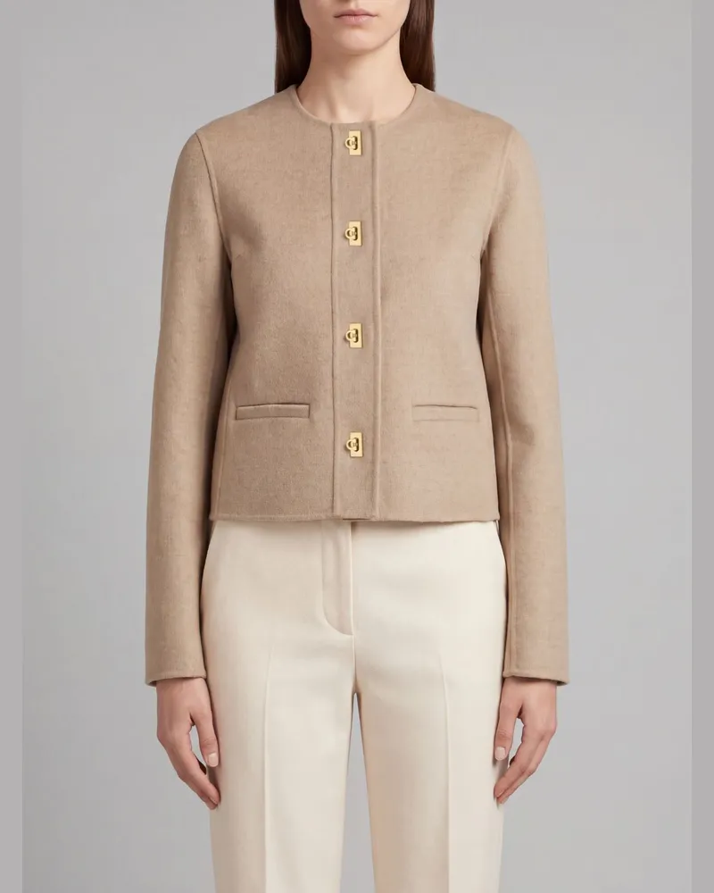 Ferragamo Pullover damen Beige