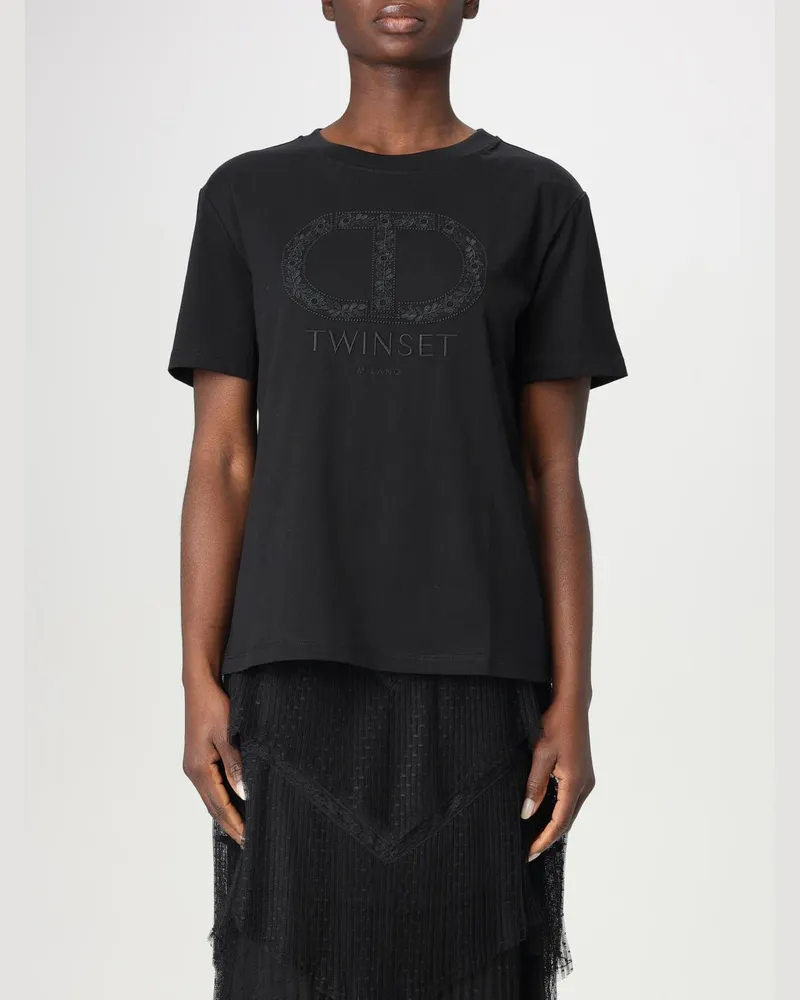 Twin-Set T-shirt damen Schwarz