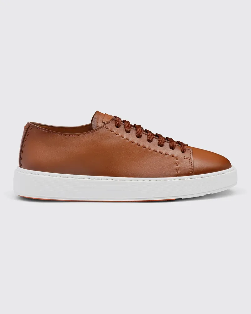 Santoni Sneakers herren Braun