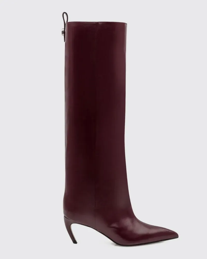 ATTICO Flache stiefeletten damen Lila