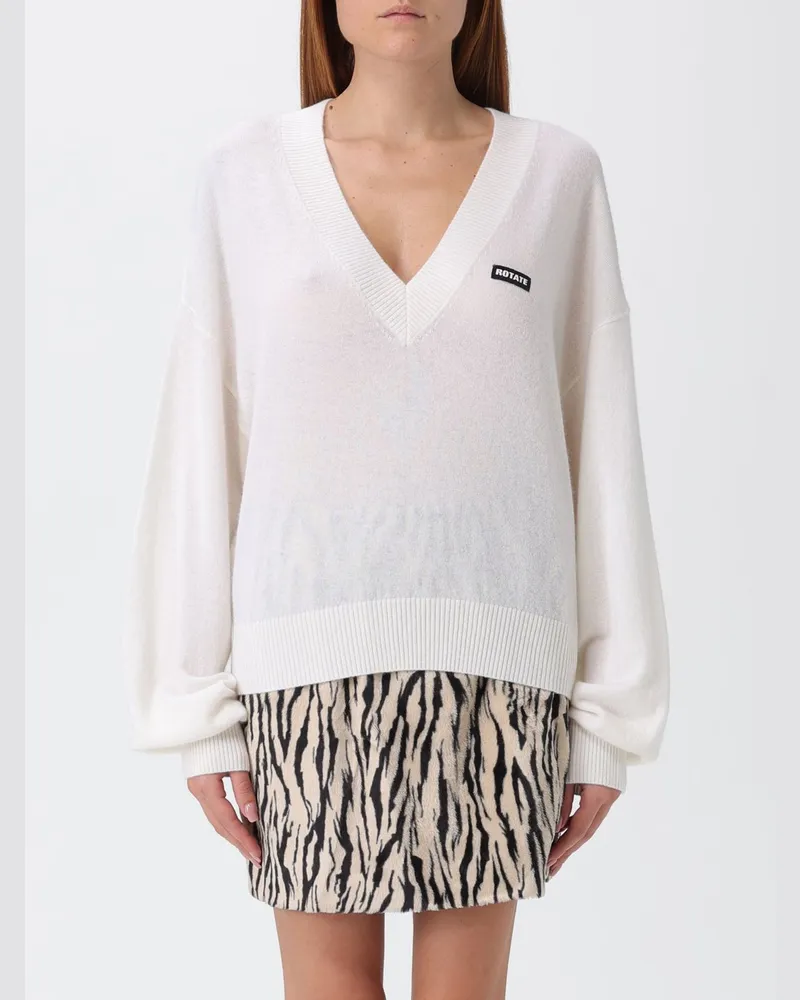 ROTATE Birger Christensen Pullover damen Weiß