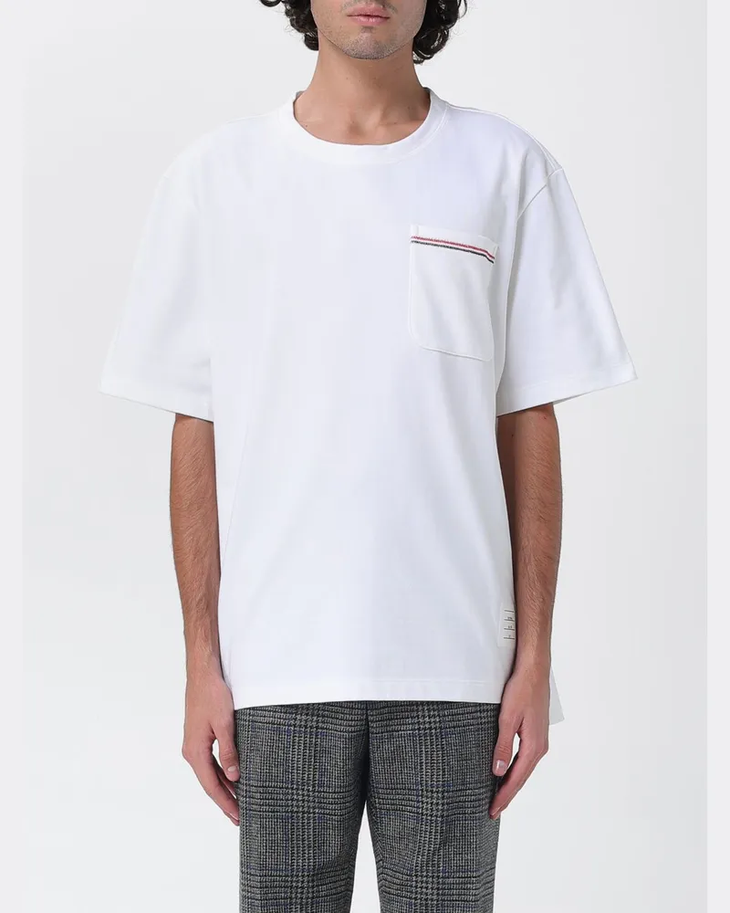 Thom Browne T-shirt herren Weiß