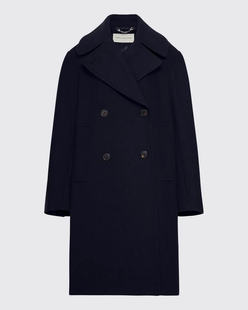 Dries van Noten Mantel damen Blau